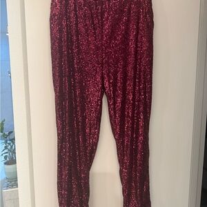 The Limited Sparkling Sequin Jogger Pants